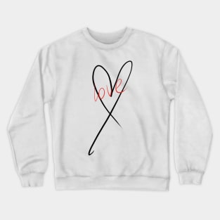 Black Hearts  ❤️ Crewneck Sweatshirt